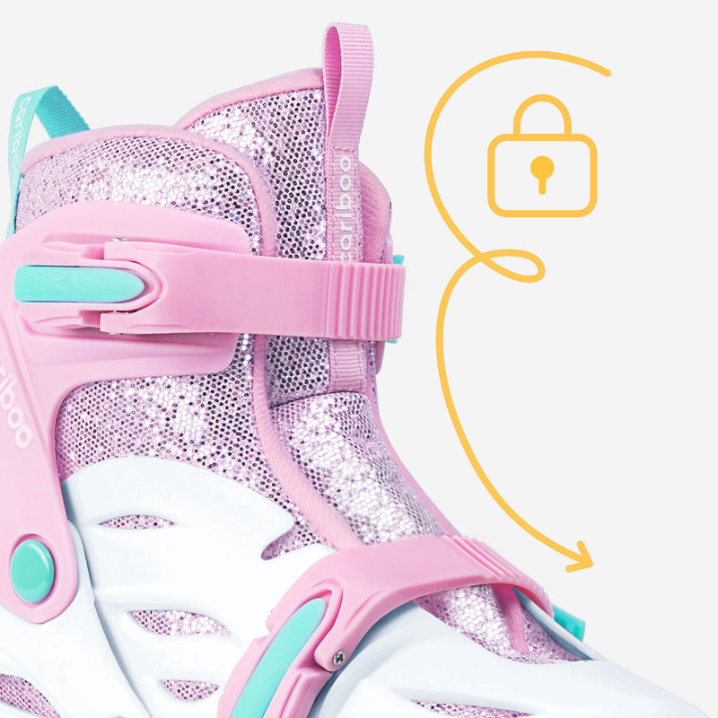 Easy In system: fast and simple 2-buckle closure.