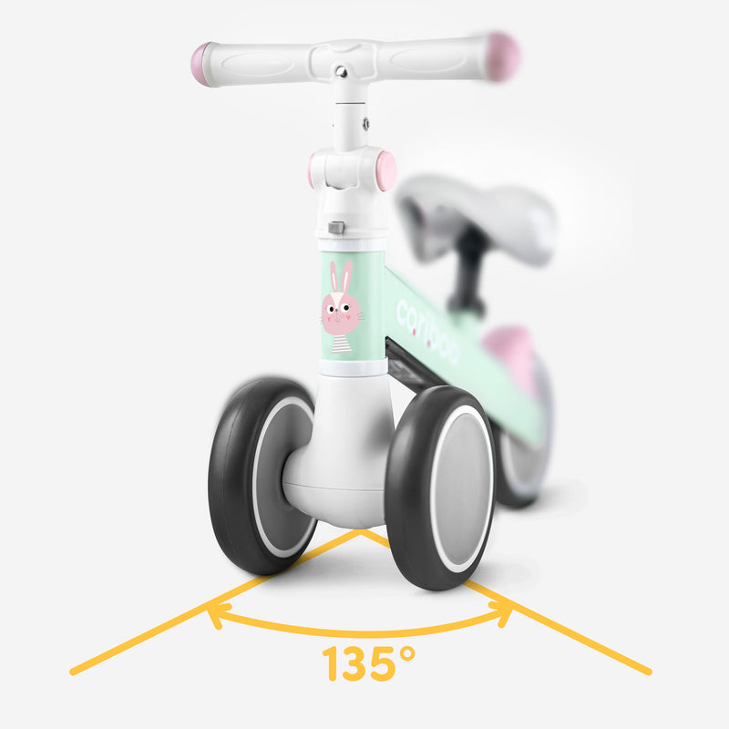 Steering lock to help with first rides