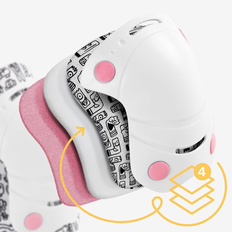 4 protective layers for maximum safety.