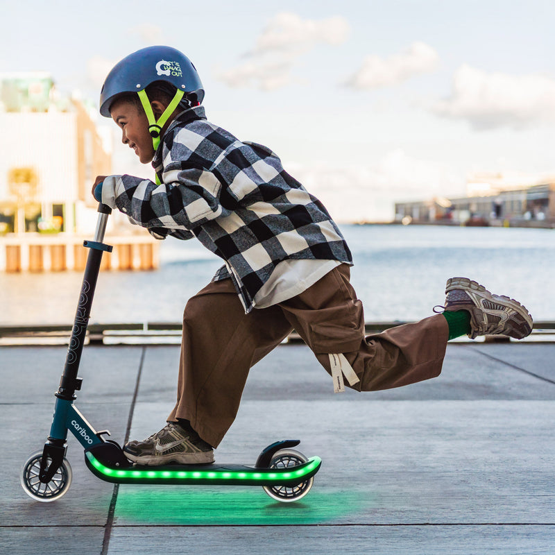 120 mm wheels – the perfect size for kids aged 5+.