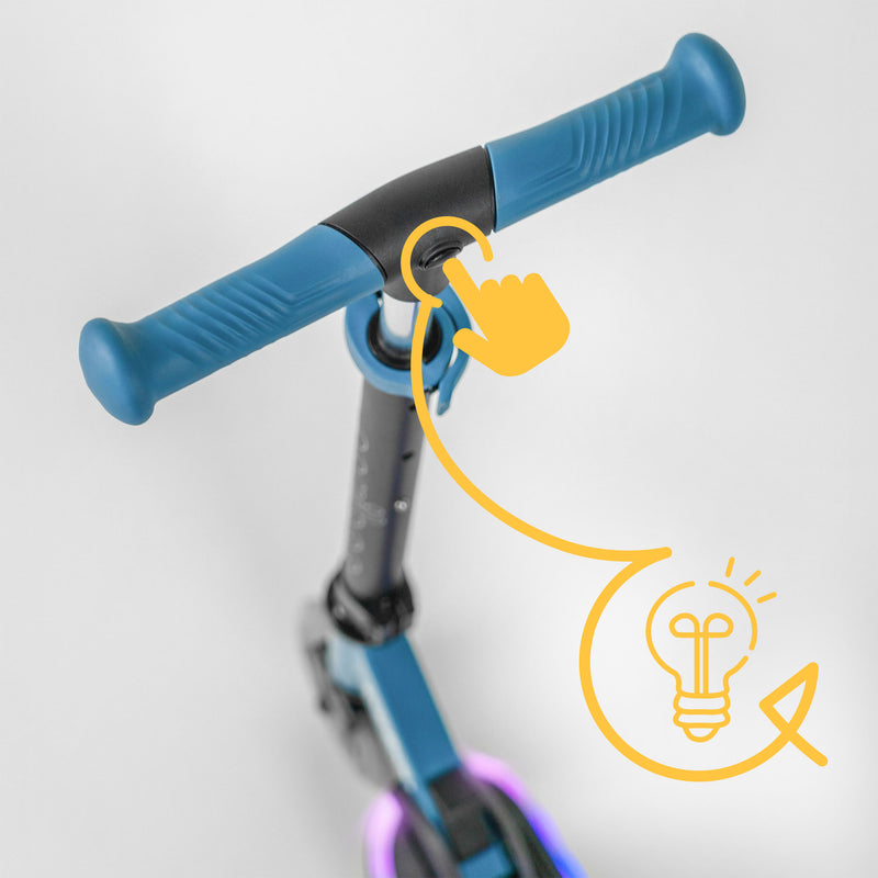 Light control button always at hand – right on the handlebar.