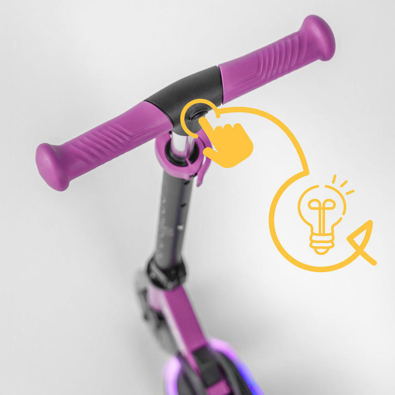 Light control button always at hand – right on the handlebar.