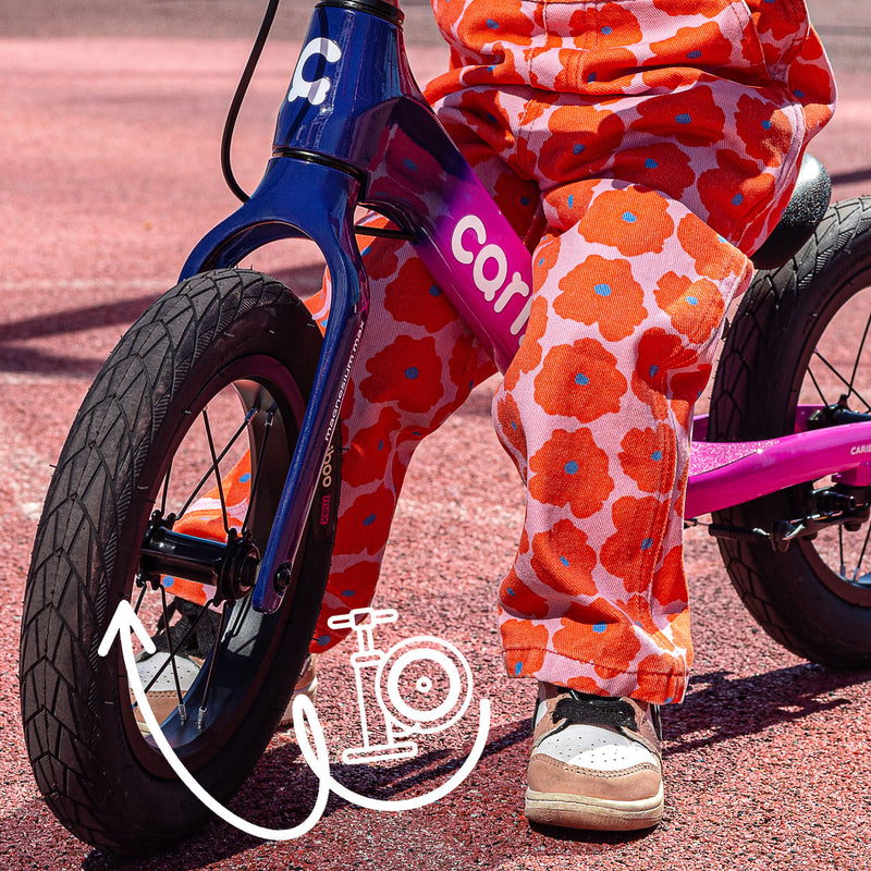 LITE pneumatic tires: Lightweight, durable, and grippy.