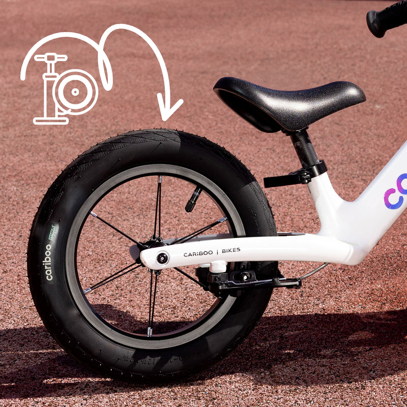 LITE pneumatic tires: Lightweight, durable, and grippy.