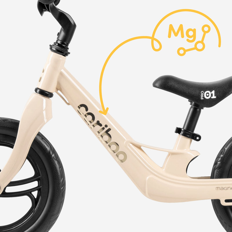 Seamless magnesium alloy frame.