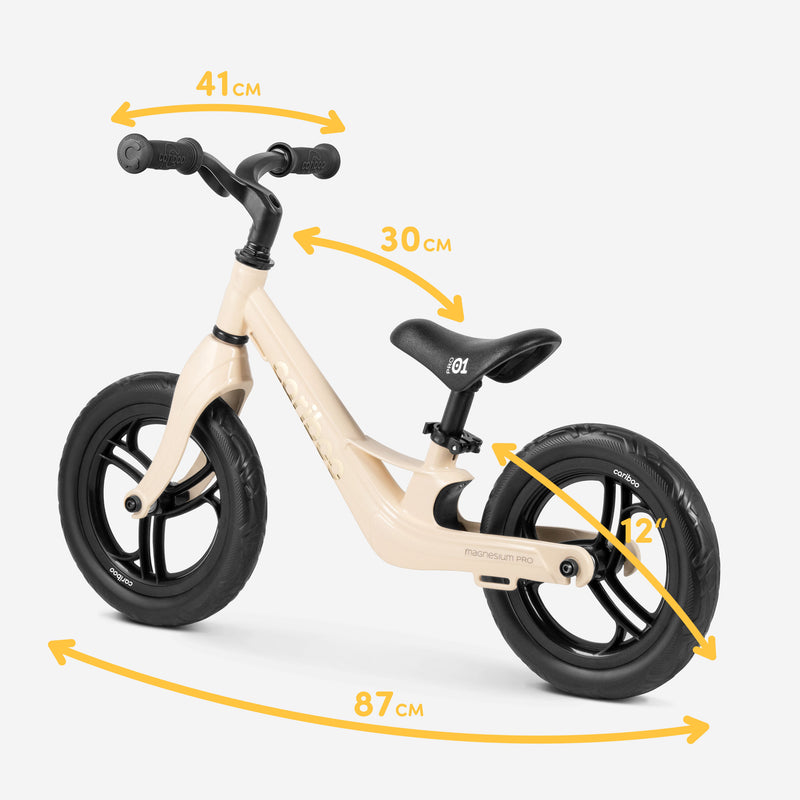 Check bike dimensions.