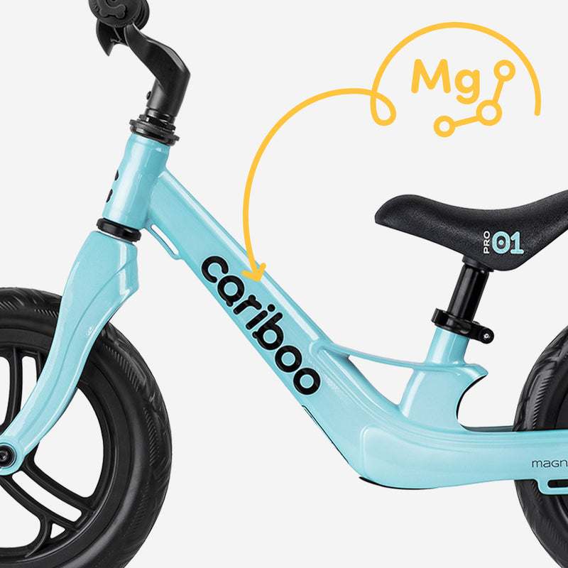 Seamless magnesium alloy frame.