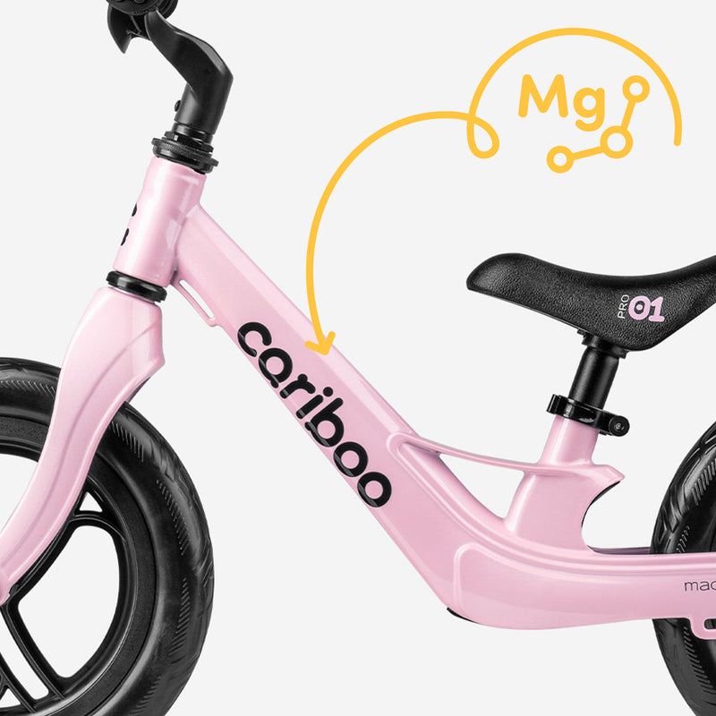 Seamless magnesium alloy frame.