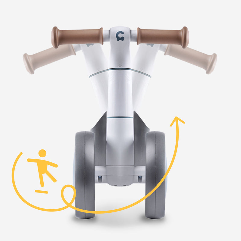 Intuitive lean-to-steer mechanism