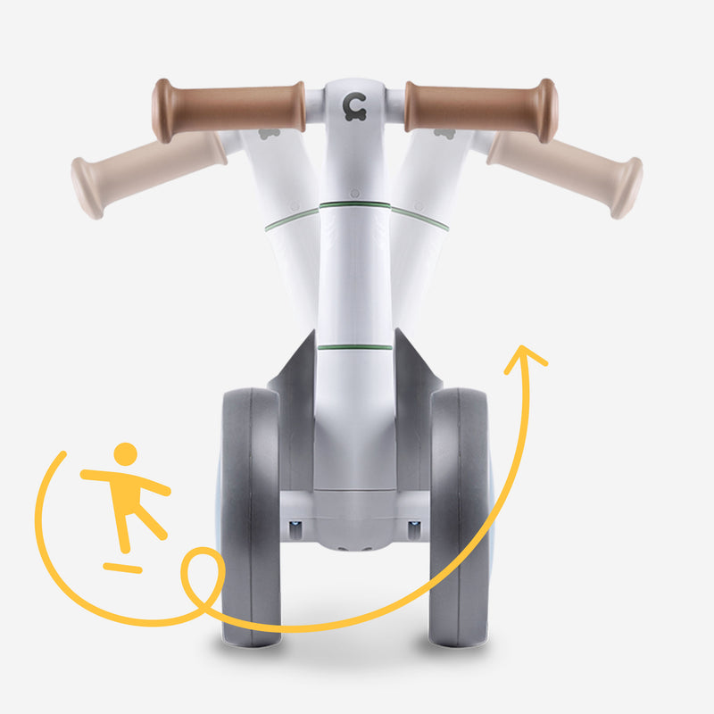 Intuitive lean-to-steer mechanism